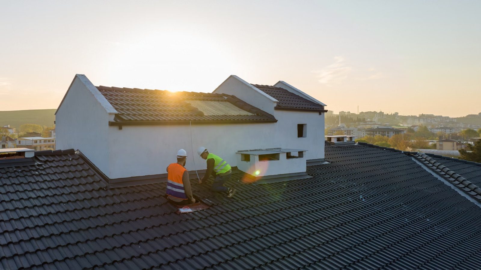 Houston-area home with a newly completed roof